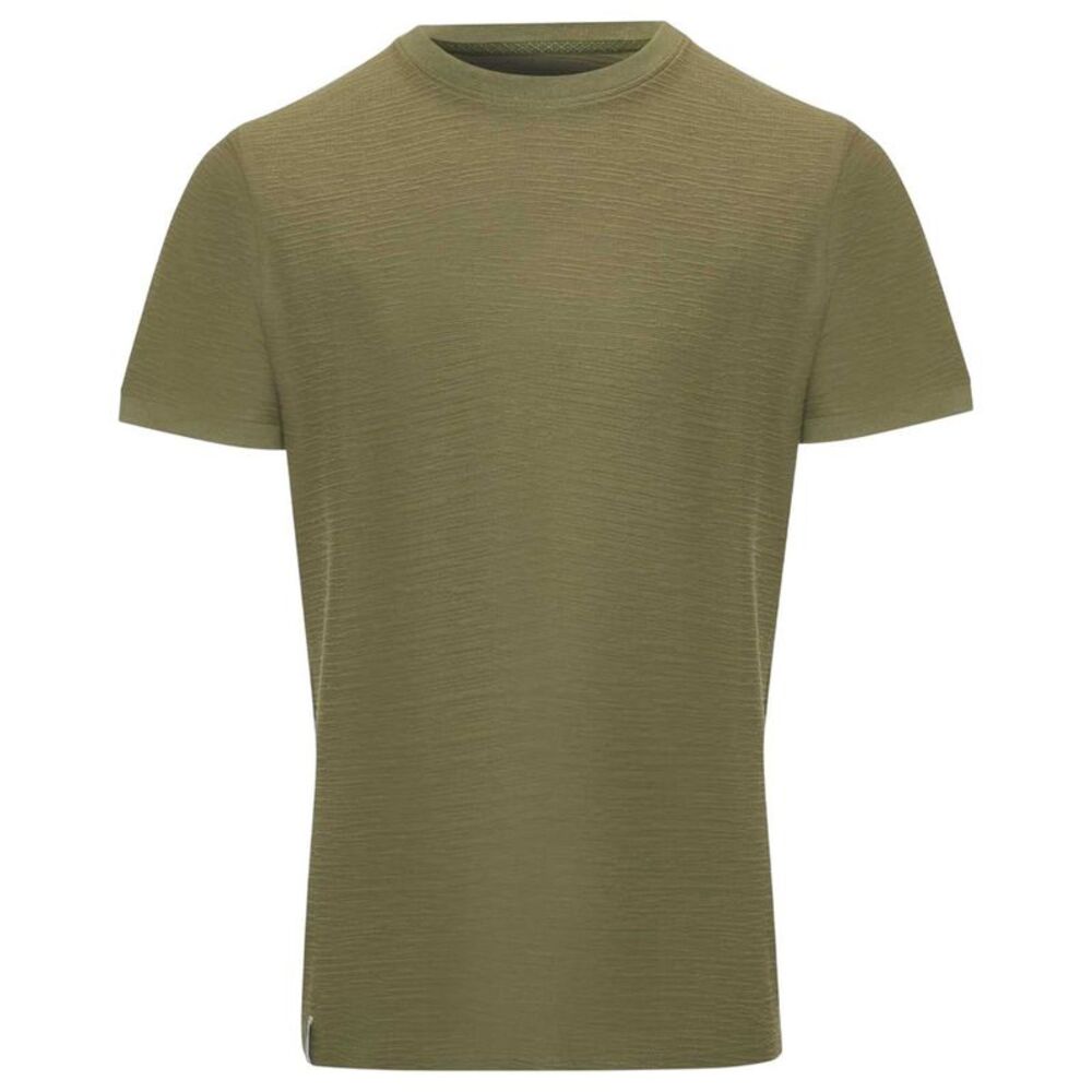 Threadbare Mens Falkland Knitted T-Shirt / Khaki Green